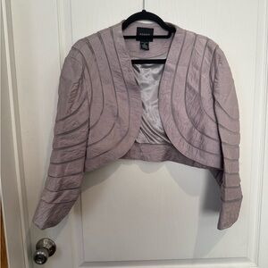 ASHRO Vintage Light Purple Cropped Jacket